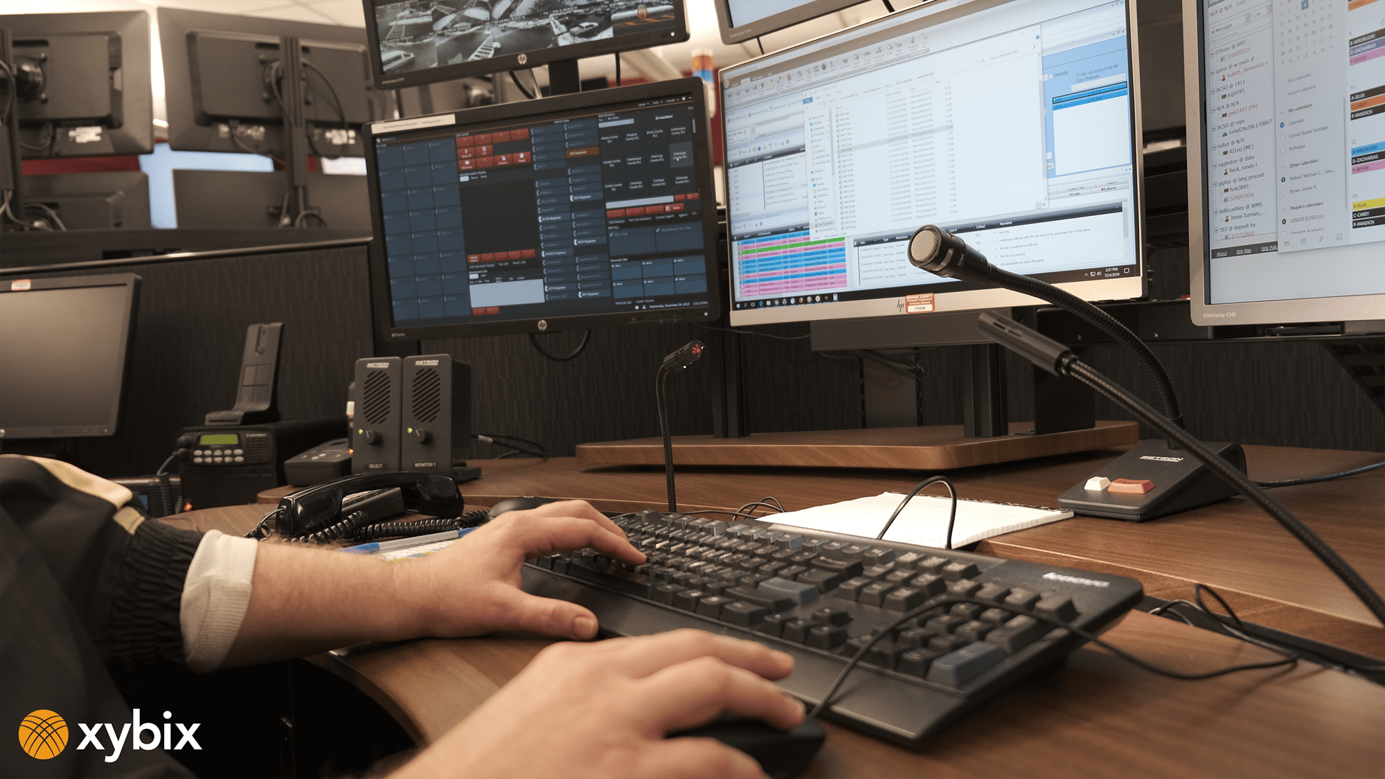 Broome County Emergency Services Photos Xybix Desks for 911 Dispatch